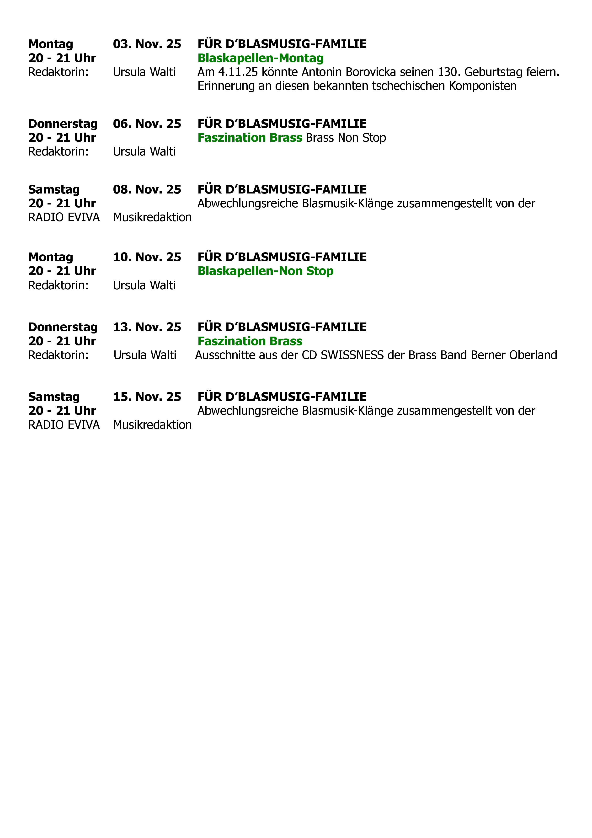 Eviva-Blasmusik-Sendungen 16.10. - 15.11.25-0002